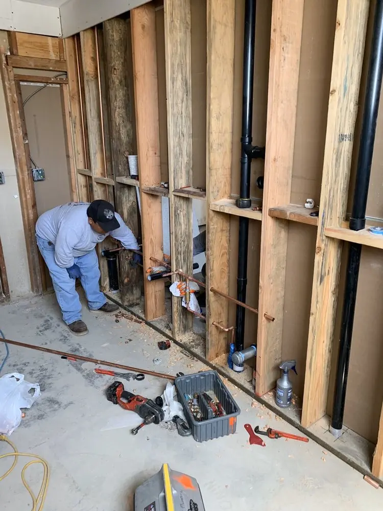 Commercial rough-in plumbing for Gas Line Repair in Saint Clair
